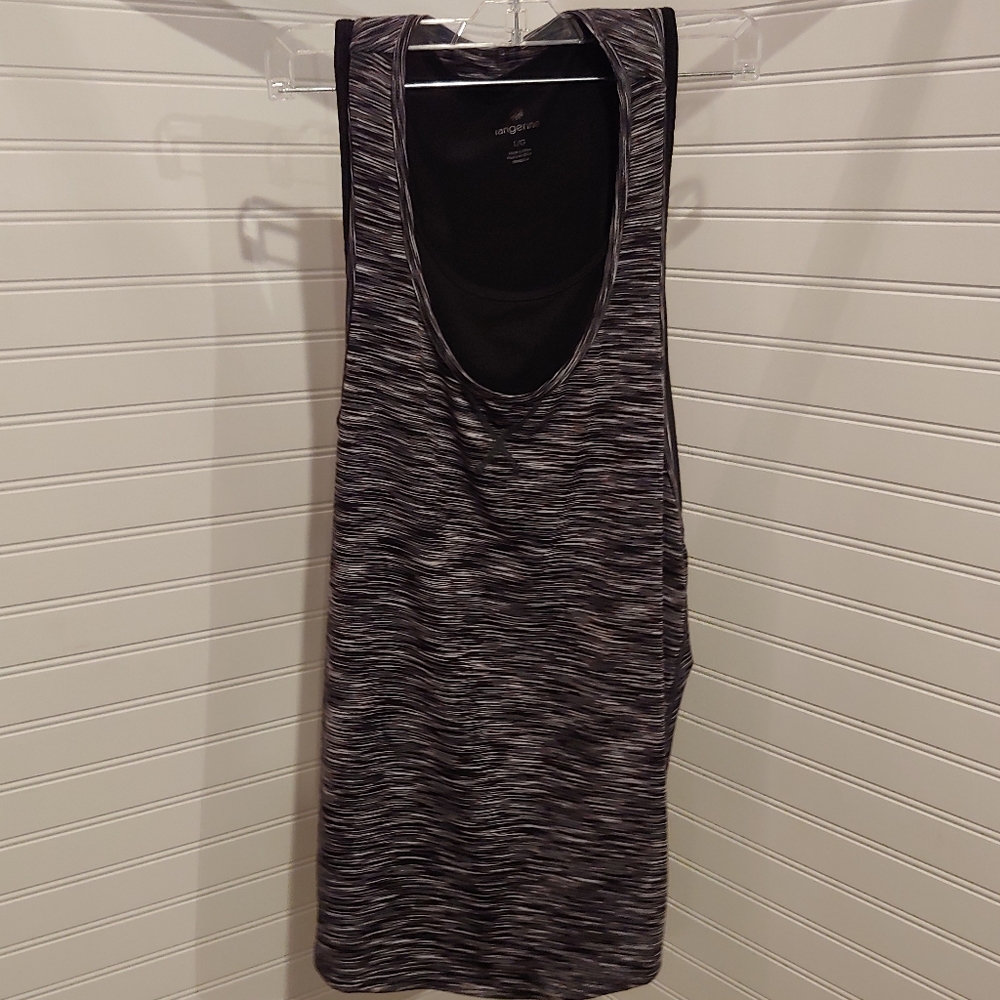 NWT Tangerine Double Layer Tank - Size Large